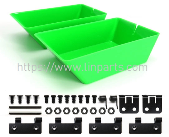 LinParts.com - Flytec 2011-5 RC Boat Spare Parts: Bait Box Set(Green)