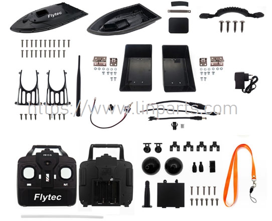 LinParts.com - Flytec 2011-5 RC Boat Spare Parts: Accessories Package(Black)