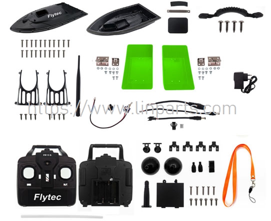 LinParts.com - Flytec 2011-5 RC Boat Spare Parts: Accessories Package(Green)