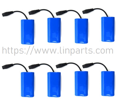 LinParts.com - Flytec V900 RC Boat Spare Parts: 7.4V 5200 battery 8pcs