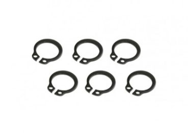 LinParts.com - GAUI X5 RC Helicopter Spare Parts: 208368X5 C-Ring (Electroplated Black) 6pcs