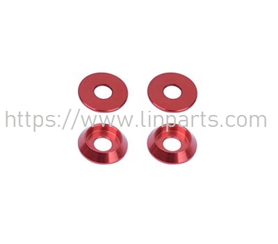 LinParts.com - GOOSKY RS4 RC Helicopter Spare Parts: M3 screw set - red