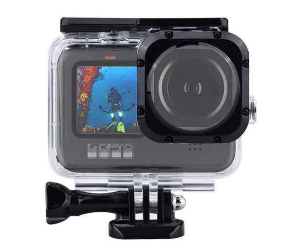 LinParts.com - Gopro HERO9 Black Camera spare parts: Waterproof case +Adapter base