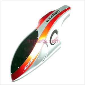 LinParts.com - G.T model QS8008 Spare Parts: Head coverCanopy(Red)