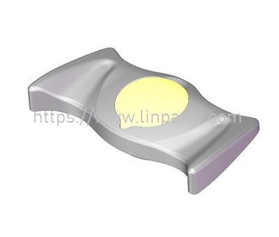 LinParts.com - HONGXUNJIE HJ807 RC speed boat Spare Parts: HJ807-B015 Tail wing gray (new)