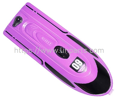 LinParts.com - HONGXUNJIE HJ812 RC speed boat Spare Parts: HJ812-B003 Upper cover component purple