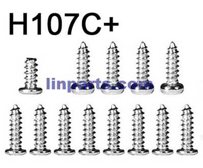 LinParts.com - Hubsan X4 H107C H107C+ H107D H107D+ H107L Quadcopter Spare Parts: screws pack set [H107C+]