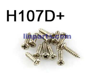 LinParts.com - Hubsan X4 H107C H107C+ H107D H107D+ H107L Quadcopter Spare Parts: screws pack set [H107D+]