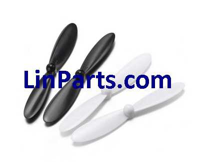 LinParts.com - HUBSAN X4 Plus H107P RC Quadcopter Spare Parts: Main blades[Black + White]
