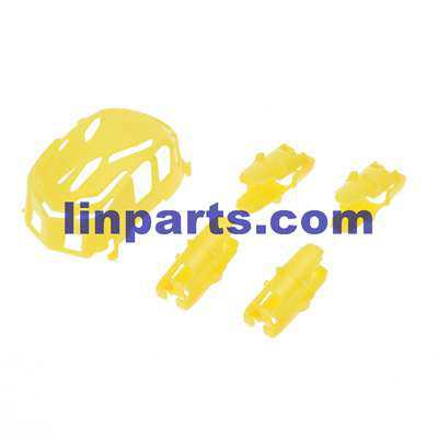 LinParts.com - Hubsan Nano Q4 H111 RC Quadcopter Spare Parts: Upper cover + Motor holder[Yellow]