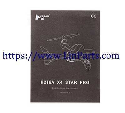 LinParts.com - Hubsan H216A X4 Desire Pro RC Quadcopter Spare Parts: English manual book