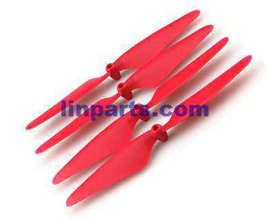 LinParts.com - Hubsan X4 H502S RC Quadcopter Spare Parts: Main blades[Red]