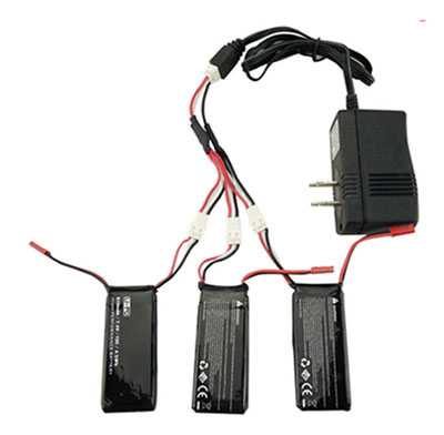 LinParts.com - Hubsan X4 H502S RC Quadcopter Spare Parts: 1 charge 3 charger set