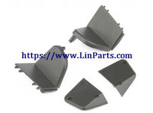 LinParts.com - Hubsan Zino Pro RC Drone spare parts: ZINO000-64 Arm cover (black)