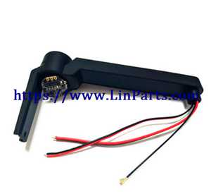 LinParts.com - Hubsan Zino Pro+ Pro Plus RC Drone spare parts: Right front arm (with ESC) black