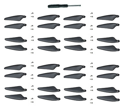 LinParts.com - Hubsan Zino Pro RC Drone spare parts: Propeller black 4set