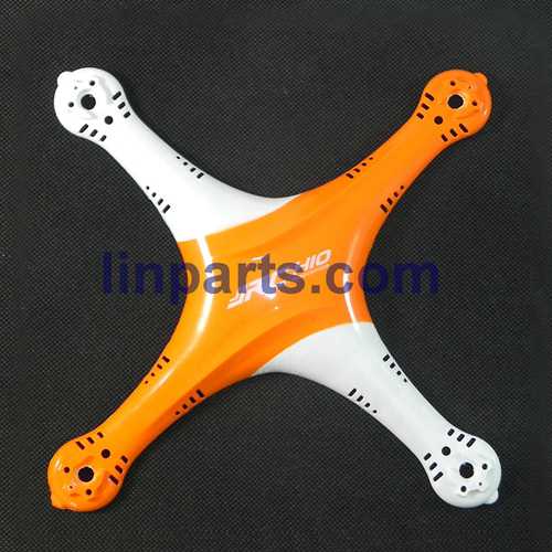 LinParts.com - JJRC H10 2.4G 4CH 6 Axis Gyro With 2.0MP Camera 3D Flip RC Quadcopter RTF Spare Parts: Upper cover (Orange-White)