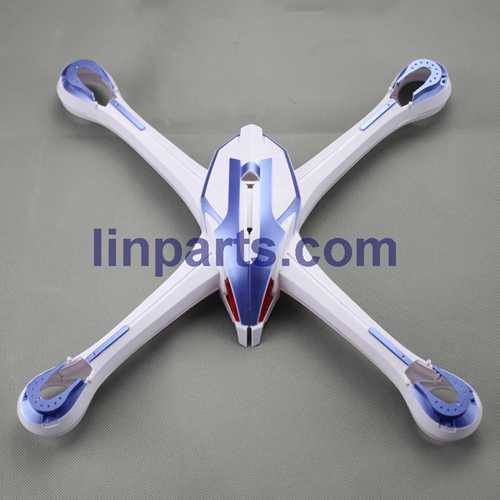 LinParts.com - JJRC H16 RC Quadcopter Spare Parts: Upper Head set(BLUE)