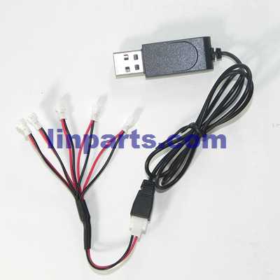 LinParts.com - JJRC H20W RC Hexacopter Spare Parts: USB charger wire + 1 charging 5 wire