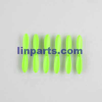 LinParts.com - JJRC H20C RC Hexacopter Spare Parts: Main blades propellers [Green](6 pcs)