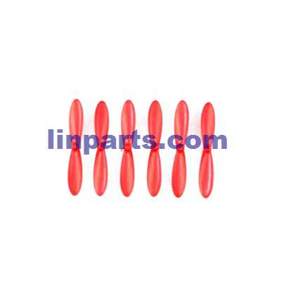 LinParts.com - JJRC H20C RC Hexacopter Spare Parts: Main blades propellers [Red](6 pcs)