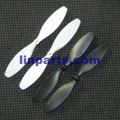 LinParts.com - JJRC H22 RC Quadcopter Spare Parts: Main blades propellers [white+black]