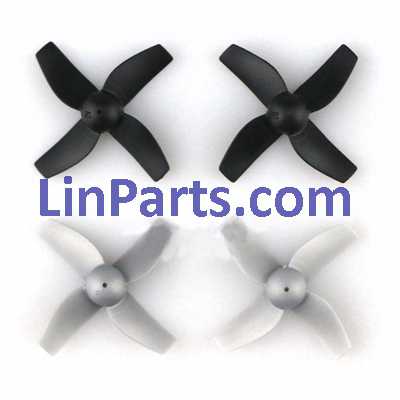 LinParts.com - Eachine E010 RC Quadcopter Spare Parts: Main blades[Black + Gray] 