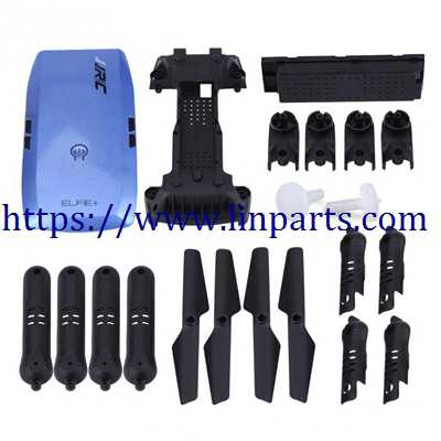 LinParts.com - JJRC H47WH RC Quadcopter Spare Parts: Upper cover[Blue]+Lower board+Main blades set+Battery+Gear+Quadcopter Arms set