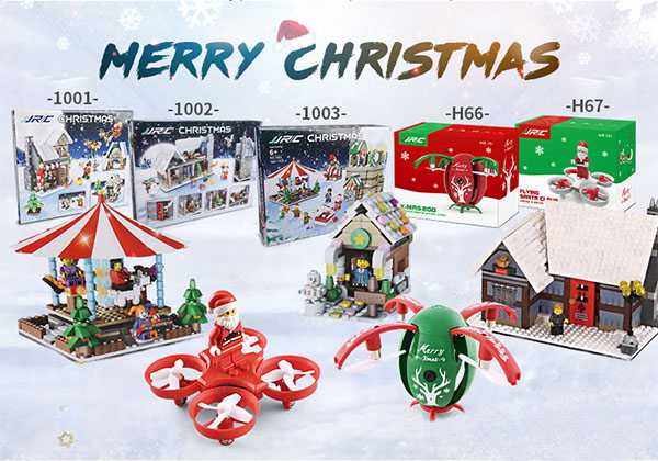 LinParts.com - Christmas set: H66+H67+ Christmas Scene Carousel + Christmas Village