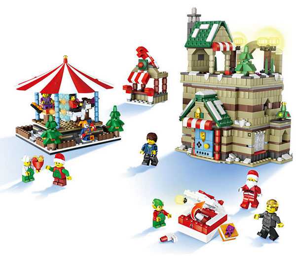 LinParts.com - Christmas set: Christmas Scene Carousel