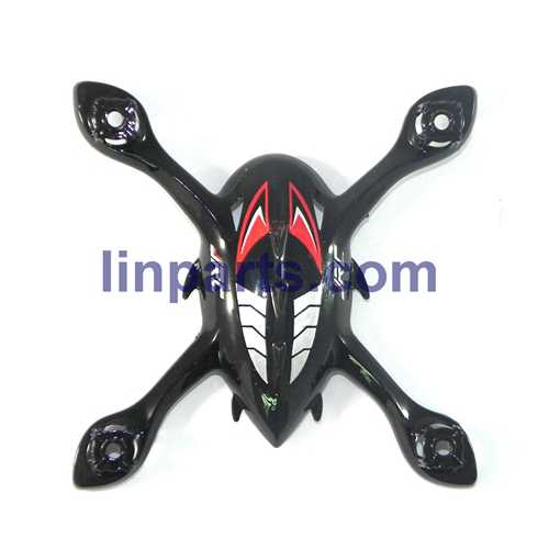 LinParts.com - JJRC H6C New Version 2.4G 4CH Headless Mode Quadcopter with 2MP Camera Spare Parts: Upper cover (Red-Black)