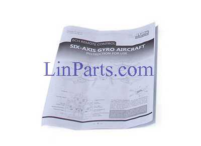 LinParts.com - JJRC H98 RC Quadcopter Spare Parts: English manual book