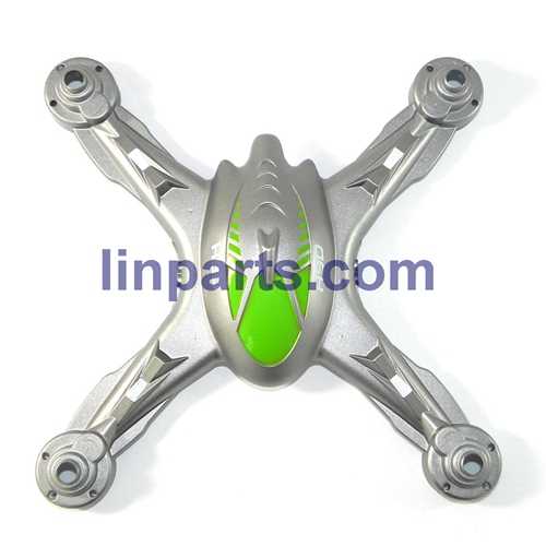 LinParts.com - JJRC H9D H9W 2.4G FPV Digital Transmission Quadcopter with 0.3MP Camera Spare Parts: Upper cover (Green-Gray)