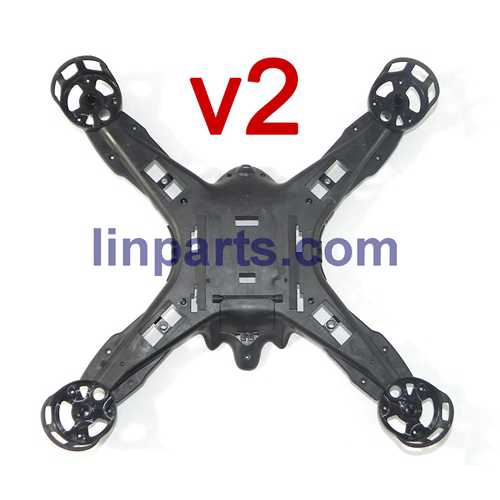 LinParts.com - JJRC H9D H9W 2.4G FPV Digital Transmission Quadcopter with 0.3MP Camera Spare Parts: Lower cover (V2)