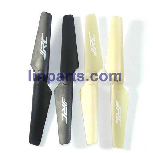 LinParts.com - JJRC H9D H9W 2.4G FPV Digital Transmission Quadcopter with 0.3MP Camera Spare Parts: Main blades propellers (Black-Golden)