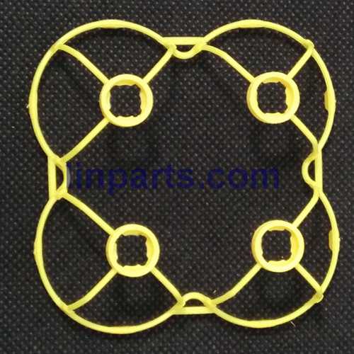 LinParts.com - JJRC-JJ810 Aircraft 4-CH 2.4GHz Mini Remote Control Quadcopter 6-Axis Gyro RTF RC Helicopter Spare Parts: Protection frame set(yellow)