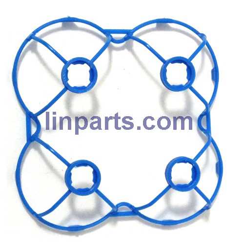 LinParts.com - JJRC-JJ810 Aircraft 4-CH 2.4GHz Mini Remote Control Quadcopter 6-Axis Gyro RTF RC Helicopter Spare Parts: Protection frame set(blue)
