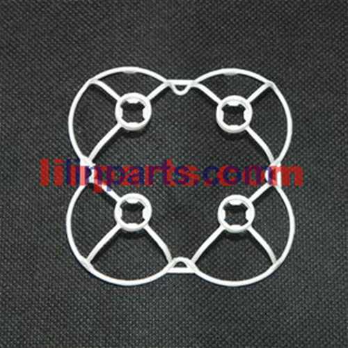 LinParts.com - JJRC-JJ810 Aircraft 4-CH 2.4GHz Mini Remote Control Quadcopter 6-Axis Gyro RTF RC Helicopter Spare Parts: Protection frame set (White)