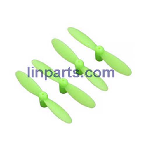 LinParts.com - JJRC-JJ810 Aircraft 4-CH 2.4GHz Mini Remote Control Quadcopter 6-Axis Gyro RTF RC Helicopter Spare Parts: Main blades propellers (Green)