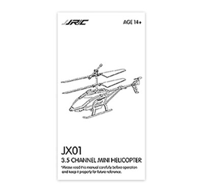 LinParts.com - JJRC JX01 RC Helicopter Spare Parts: English manual