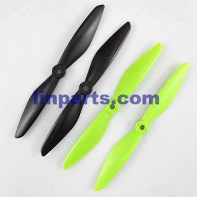 LinParts.com - JJRC X1 RC Quadcopter Spare Parts: Main blades (Green + Black V2)
