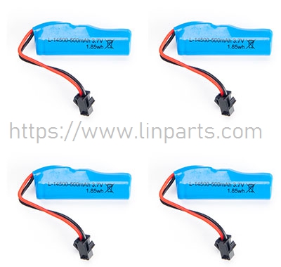 LinParts.com - JJRC Q110 RC Car Spare Parts: 3.7V 500mAh Battery 4pcs