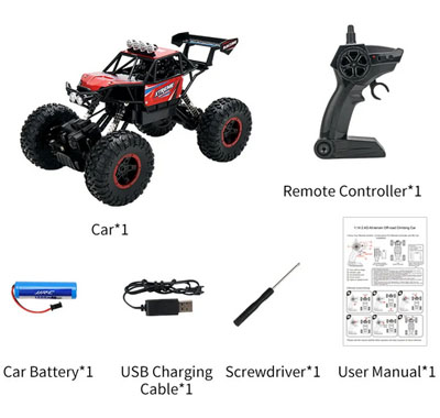 LinParts.com - JJRC Q112 1:14 remote control off-road vehicle four-wheel drive alloy toy car