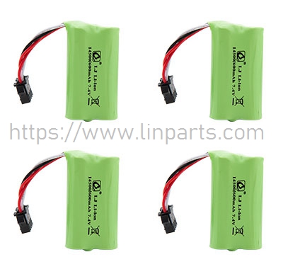 LinParts.com - JJRC Q116 RC Car Spare Parts: 14500 7.4V 600mAh battery 4pcs