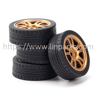 LinParts.com - JJRC Q116 RC Car Spare Parts: Gilt rubber racing tyre