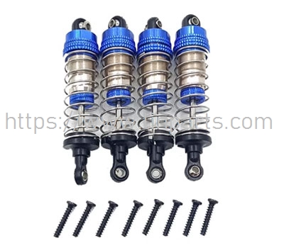 LinParts.com - JJRC Q130 RC Car Spare Parts: Metal hydraulic shock absorber (blue)