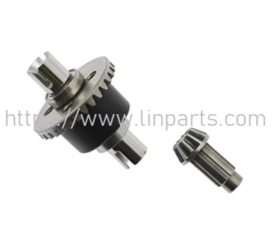 LinParts.com - JJRC Q130 RC Car Spare Parts: 6306 Metal Differential Assembly [Brushless Version]