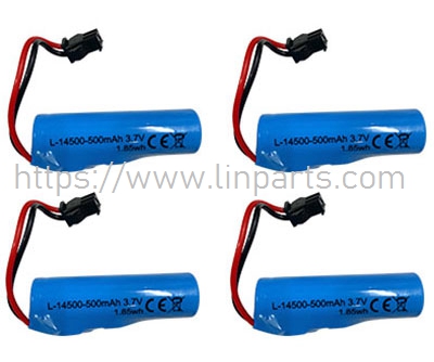 LinParts.com - JJRC Q150 RC Car Spare Parts: 14500 3.7V 500mAh battery 4pcs