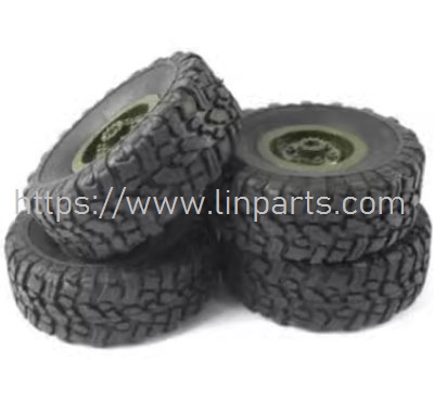LinParts.com - JJRC Q61 RC Car Spare Parts: Green tire