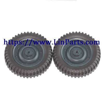 LinParts.com - JJRC Q65 D844 RC Car Spare Parts: Tire assembly Blue [C606-05]
